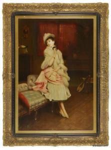 Lady With A Fan by Hilton L. Jnr. Pratt