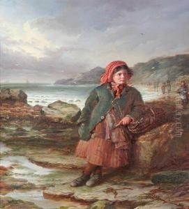 Fishergirl On The Shore by Jonathan Pratt