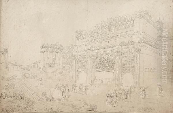 The Arch Of Septimus Severus, Rome - view 1