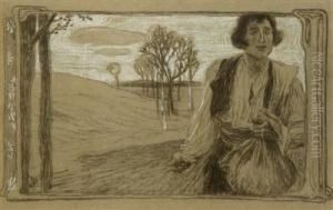 Title Page For Gamm""""""""s Essay About J. Ruskin by Jan Preisler