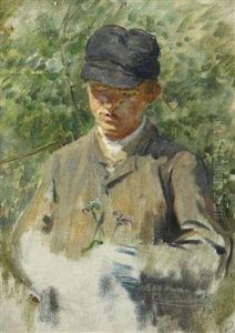 A Young Botanist by Jan Preisler