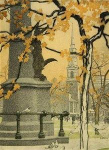 A Boston Motif by Vojtech Adalbert Preissig