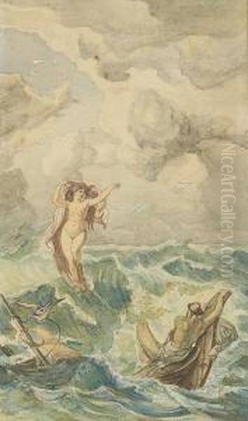 Leukothea Erscheint Demschiffbruchigen Odysseus - view 1