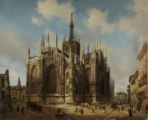 Veduta Dell'abside Del Duomo Dalla Corsia Dei Servi