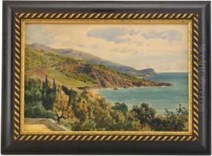 The Coastline In The Crimea by Luigi (Ludwig Osipovich) Premazzi