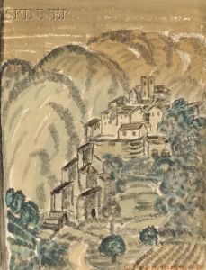 Hill Town, No. 2 by Charles Prendergast