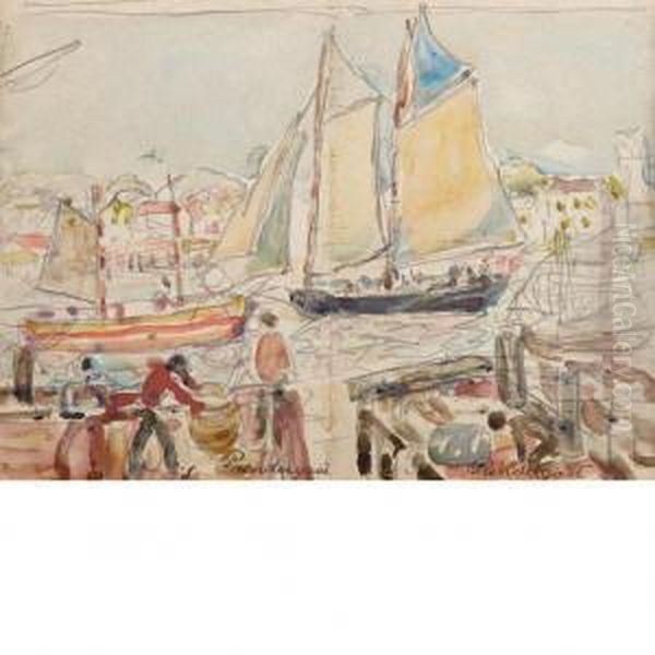 Boats In Harbor - view 1