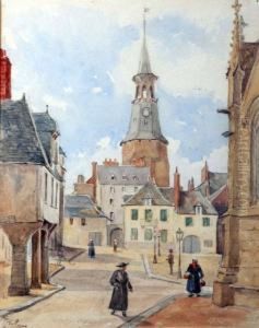 Continental Views Depicting Place St. Sauveur by Myles Prendergast