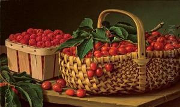 Raspberries And Cherries - view 1