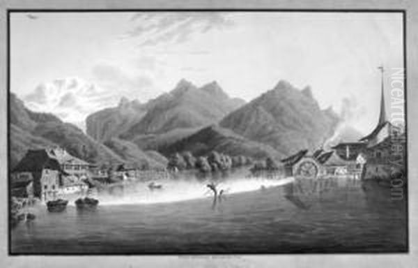 Partie Inferieure Du Lac De Thun. - view 1