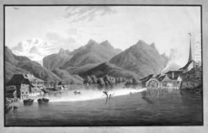 Partie Inferieure Du Lac De Thun. by Johann E. Gottlieb Prestel