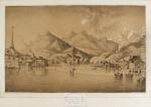 Paesaggio Lacustre Svizzero by Johann E. Gottlieb Prestel