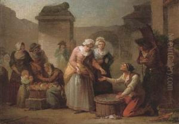 A Market Scene - view 1
