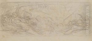 Studio Per Il Dipinto Armonia by Gaetano Previati