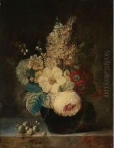 Flower Still Life by Jean Louis, Le Jeune Prevost