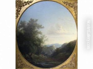 Lecon De Peinture En Exterieur by Nicolas Louis A. Prevost