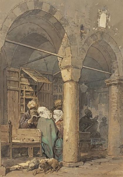 The Bazaar At Constantinople - view 1