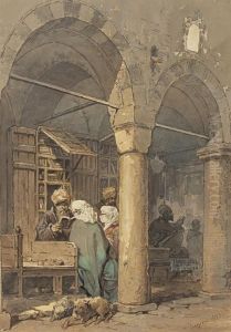 The Bazaar At Constantinople