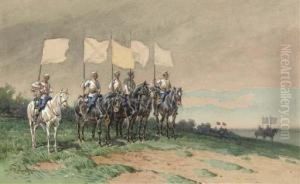 Cuirassiers Of The Imperial Guard by Ivan Petrovich Prianishnikov