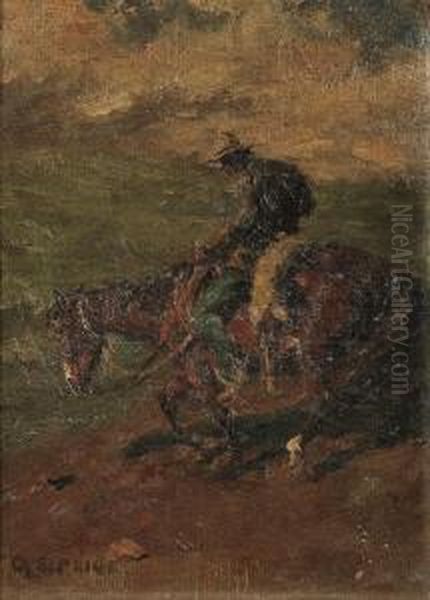 Tired Horse And Rider - view 1