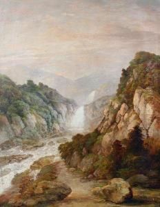 A View Of A Norwegian Waterfall