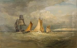 Shipping In High Seas by Alfred Priest