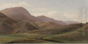 A View Of Subiaco Outside Rome