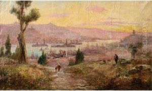 Vue De La Corne D'or A Constantinople