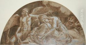 Cupid And Psyche by Francesco Primaticcio