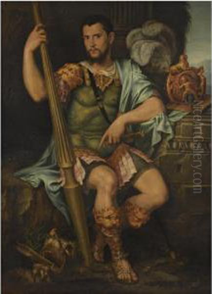 Portrait Of A Nobleman, Presumed To Be Jean De Dinteville, As St George - view 1