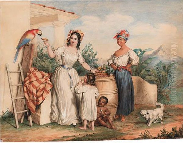 The Artist's Sister, Anne King, At Buff's Bay, Jamaica - view 1