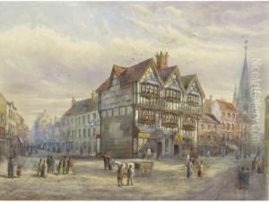 The Old House, Hereford by W. Prince