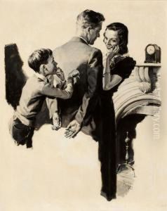 Beechnut Gum Ad Illustration by William Mead Prince