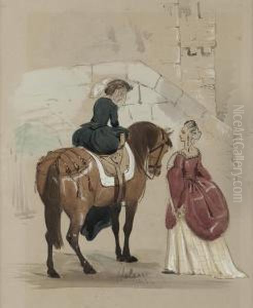 Figure On Horseback - view 1
