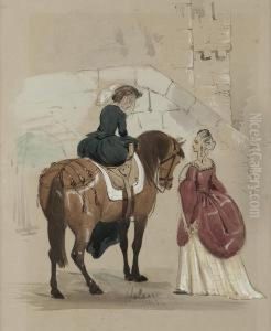 Figure On Horseback by Princess Helena