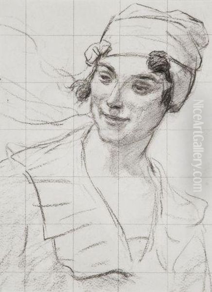 Etude De Femme En Tenue De Plage - view 1
