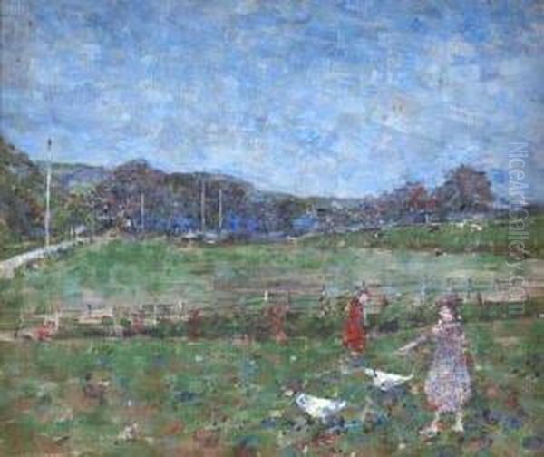 Tending The Ducks - view 1