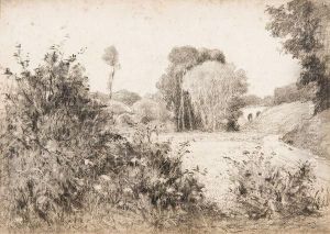 Paysage by Pierre Ernest Prins