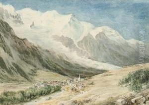 Chamonix From The Road To La Flegere by Edward Prinsep