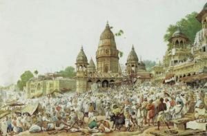 Eve Of The Eclipse Of The Moon, 25th November 1825, Benares