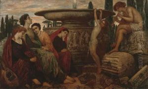 The Grecian Fountain by Valentine Cameron Prinsep