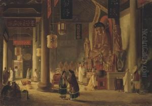 Interior Of The A-ma (ma Kok) Temple, Macao