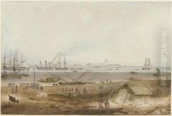 Fort William With The Esplanade, Calcutta - view 1