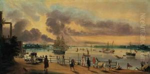 Views Of The Hooghly River, Calcutta - view 1