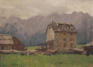 Scene Near Aussee by Karl Ludwig Prinz