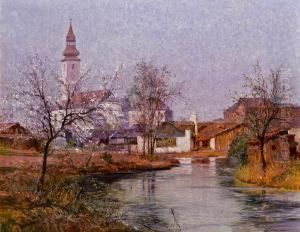 Motiv Aus Kaiserebersdorf by Leopold Prinz