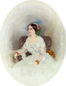 Dama Seduta In Abito Bianco Dama Seduta In Abito Bianco