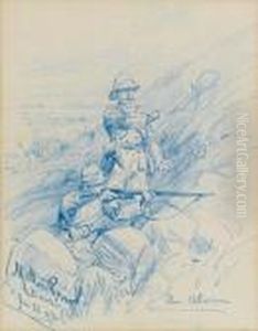 After The Delhi Durbar; The Alarm by Melton Prior