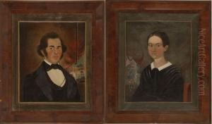 Portraits Of Mr. And Mrs. J.p. Johnson ". by William Matthew Prior