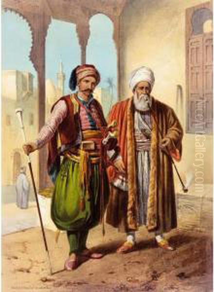 Achille Constant Theodore Emile And James Augustus St. John. Oriental Album. Characters, Costumes And Modes Of Life, In The Valley Of The Nile... With Descriptive Letter-press, By James Augustus St. John. London: James Madden - view 1